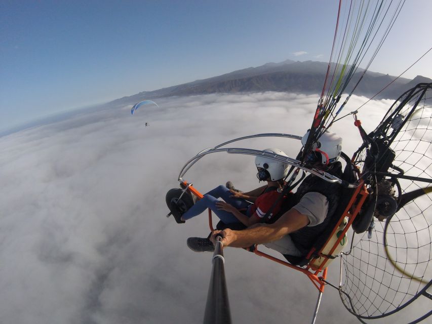 Adeje: Paratrike Flying Tour with Hotel Pickup and Photos - Five photos, with more available