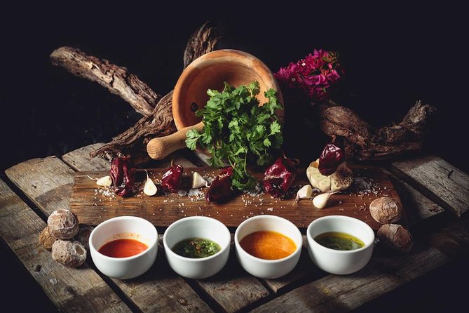 Bodegas Monje Winery Ticket w/Wine Tasting & Mojo Sauce Workshop - Making coriander, parsley, and red mojo