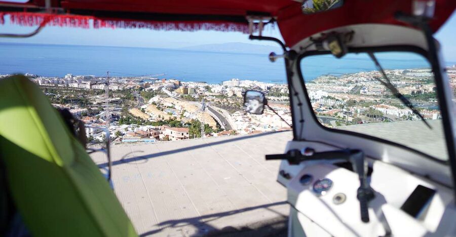Costa Adeje: Secret Volcano Tuk Tuk Tour - The volcanic ground beneath the banana rows