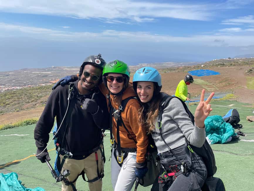Costa Adeje: Tandem Paragliding Flight - Pickup, briefing, and the ride uphill