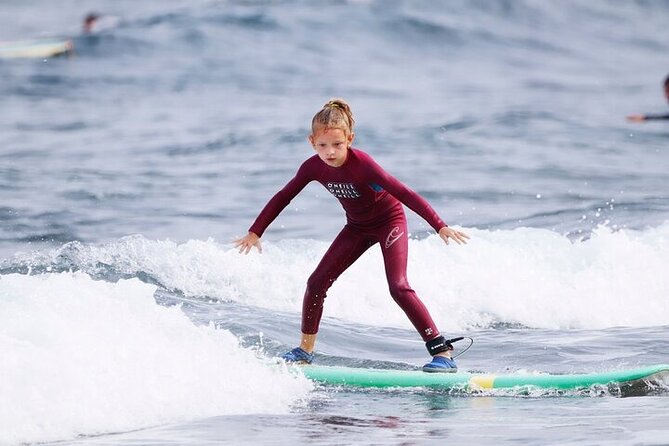 Group Surf Class in Playa de Las Américas with Photographs - What the group size means for your time in the water
