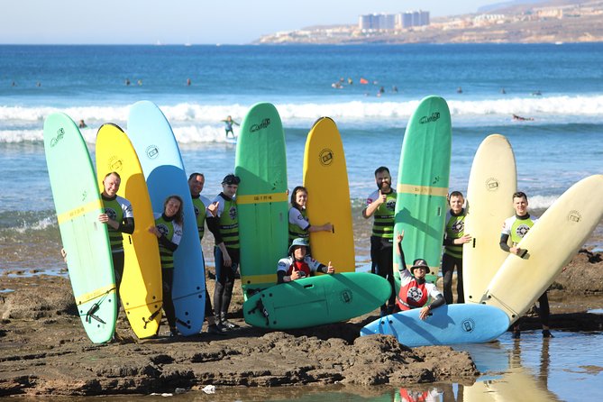 Group Surfing Lesson at Playa de las Américas, Tenerife - A quick look at the lesson