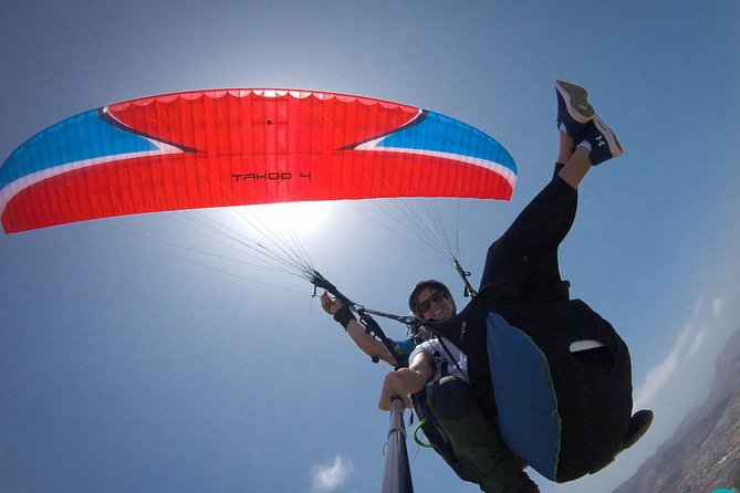 High Performance Paragliding Tandem Flight in Tenerife South - The value of the $157.28 price