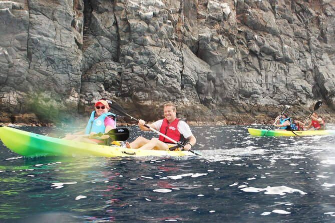 Kayak Route along the Volcanic Coast in Tenerife South with Snorkeling - The paddle is the main event