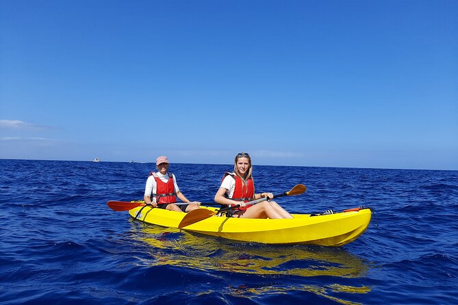Kayak Safari with Dolphin and Turtle Watching in Guaza - Paddling out from Los Cristianos