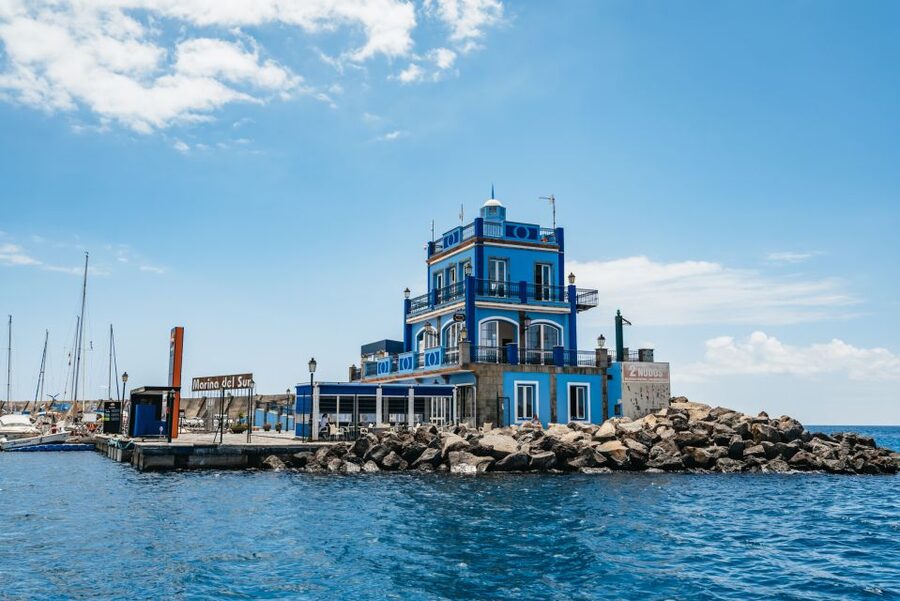 Las Galletas: Whale & Dolphin Tour with Local Skipper - Punta de Rasca on the return