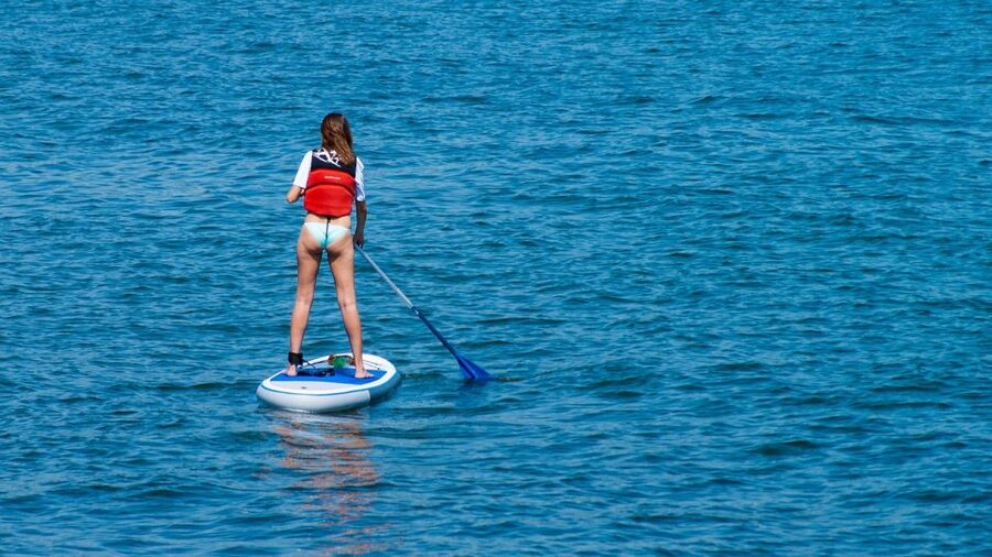 Los Cristianos : 1 Hour of Paddle surf Rental - A self-guided hour in Los Cristianos Bay