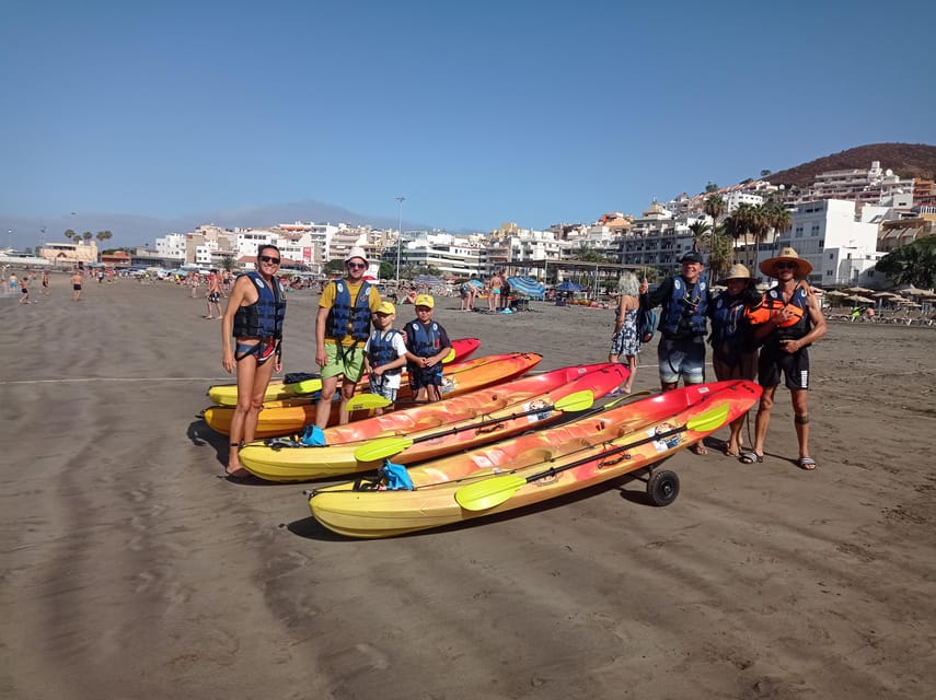 Los Cristianos: Kayak & Snorkel Tour with turtles and photos included - Guaza’s cliffs and the wildlife pause