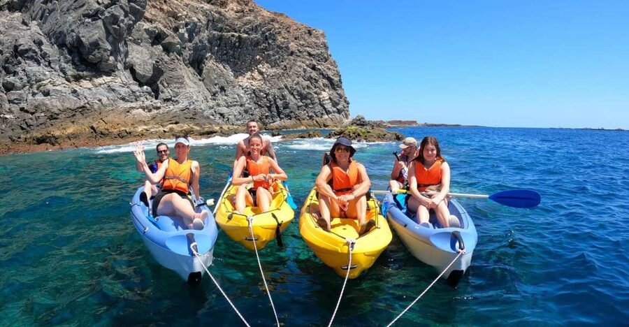 Los Cristianos: Kayaking and Snorkeling with Marine Wildlife - From Los Cristianos toward Palm-Mar