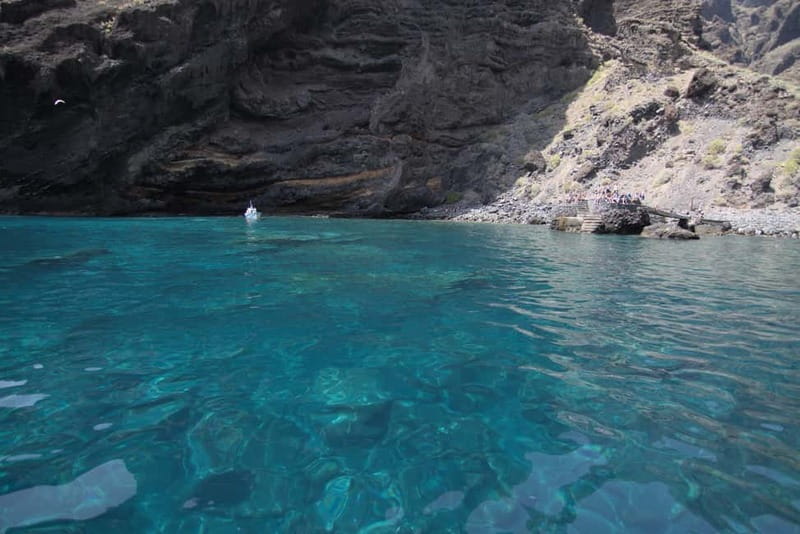 Los Gigantes: Whale or dolphin watching and swimming tour in Masca - The return beneath Los Gigantes