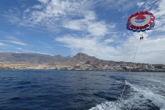 Parascending Tenerife. Stroll above the south Tenerife sea - Finding pontoon 4 at Puerto Colón