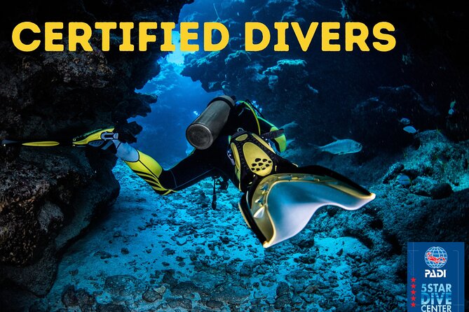 Scuba Diving for Certified Divers in Costa Adeje - The boat and site are chosen for conditions