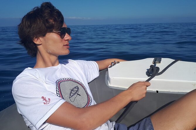 SEA SAFARI Dolphins, Whales, 3h speedboat DISCOVERY-TOUR - A swim stop with gear already on board