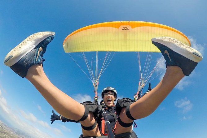 Tandem Paragliding Flight in South Tenerife - The mountain launch depends on the day