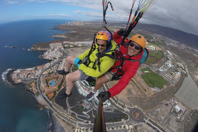 Tandem paragliding in Tenerife - Takeoff, flight, and landing