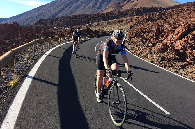 Teide road bike climb from PdC - The descent back to Puerto de la Cruz