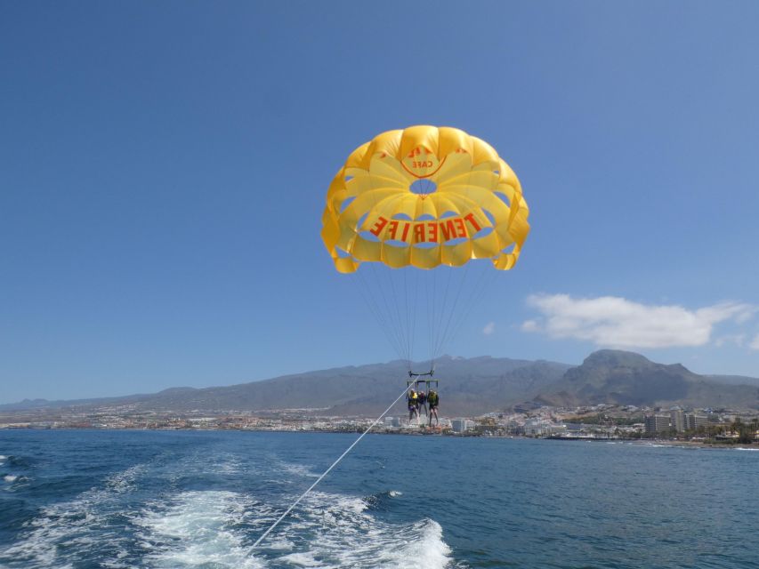 Tenerife Costa Adeje Parasailing - From Pontoon 3 to open water