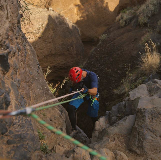 Tenerife: Los Arcos Canyoning Tour with Guide - Eight descents through orange volcanic rock