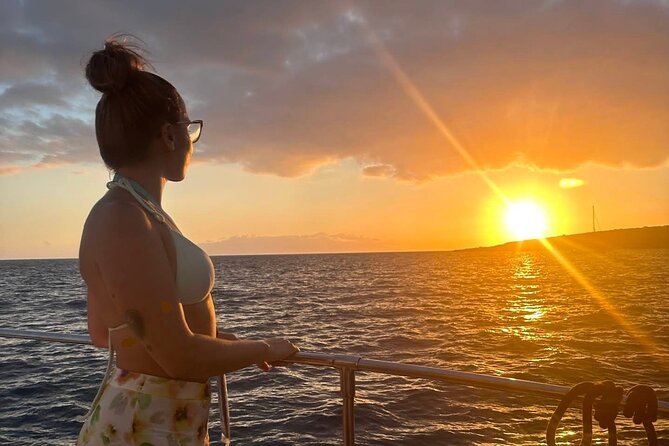 Tenerife Sunset Catamaran tour with transfer - Food and Drinks included. - Puerto Colón sets the scene